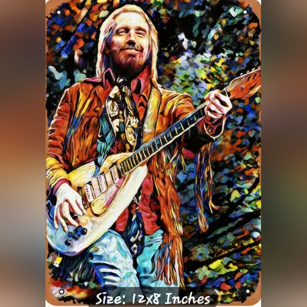 Tom Petty Aluminum Decorative Sign
